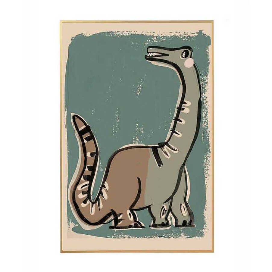 Kids Studioloco Affiches & Posters | Affiche Dino Vert - Studiloco