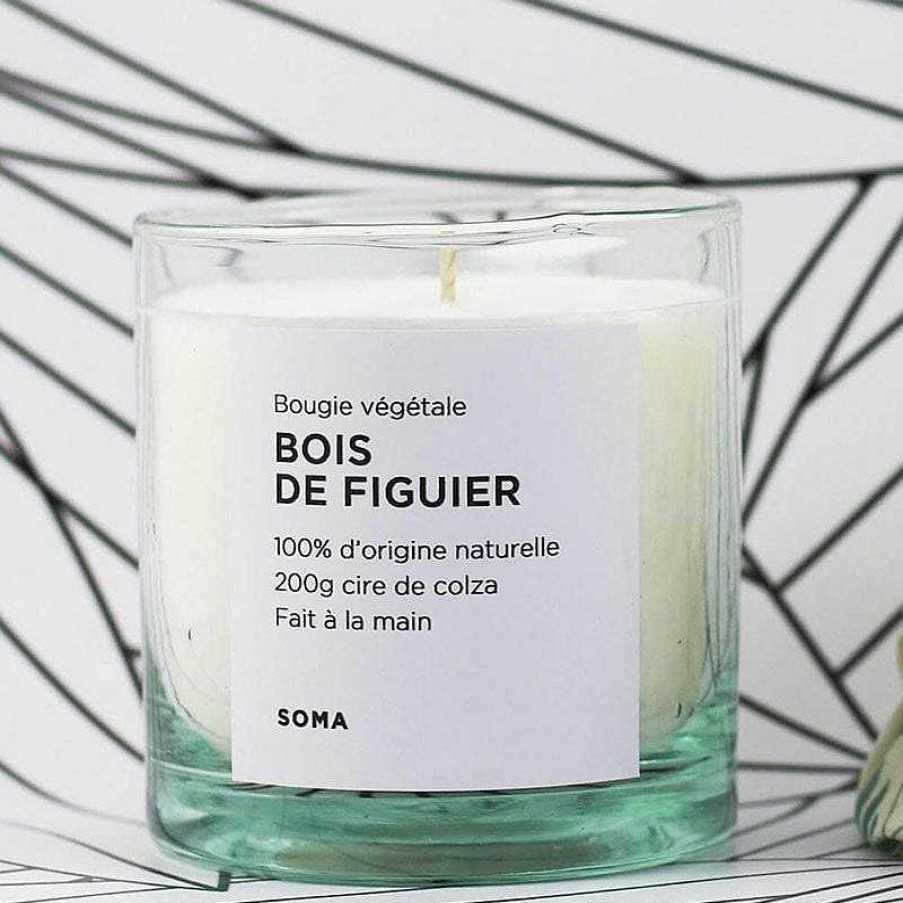 Maison & D Coration Soma Bougies Parfum Es | Bougie Naturelle - Bois De Figuier