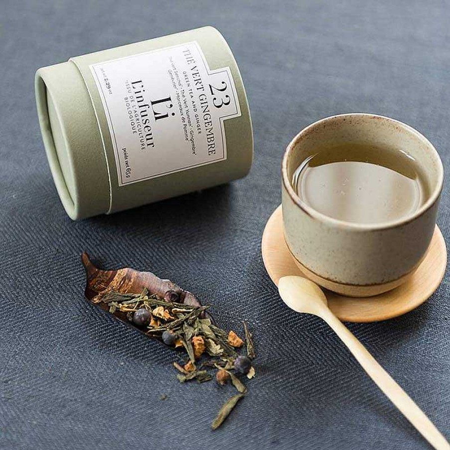 Epicerie Fine L'Infuseur | Th Vert Au Gingembre Bio - L'Infuseur