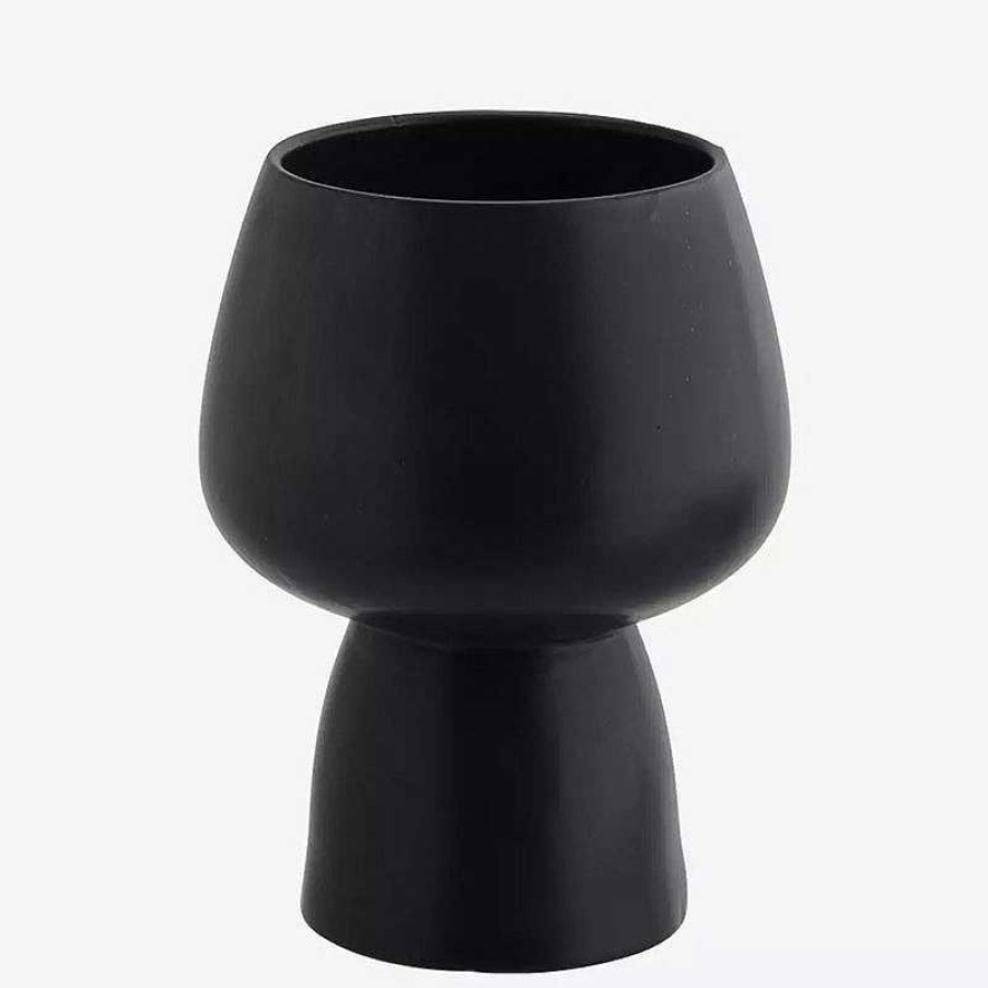 Maison & D Coration Madam Stoltz Vases | Cache-Pot En Gr S - Noir