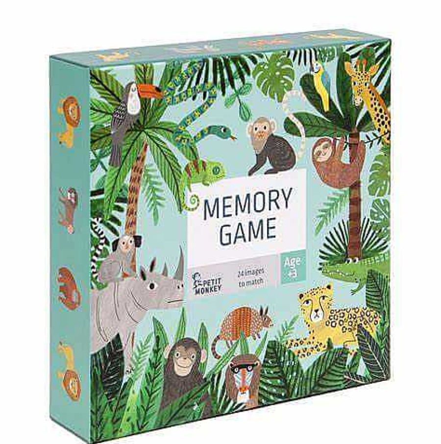 Kids Petit MonHot Jouets Ducatifs | Memory Game - Animaux De La Jungle