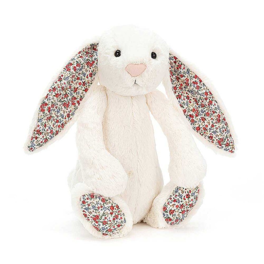 Kids Jellycat Doudous & Peluches | Doudou - Lapin Blossom Blanc Small