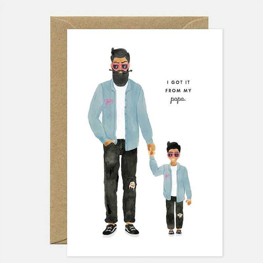 Lifestyle ALL THE WAYS TO SAY Papa & Maman | Carte Papa Son - All The Ways To Say