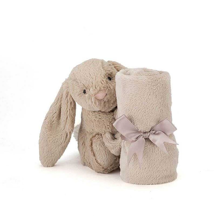 Kids Jellycat Doudous & Peluches | Jellycat - Doudou Plat Lapin - Bashful Beige