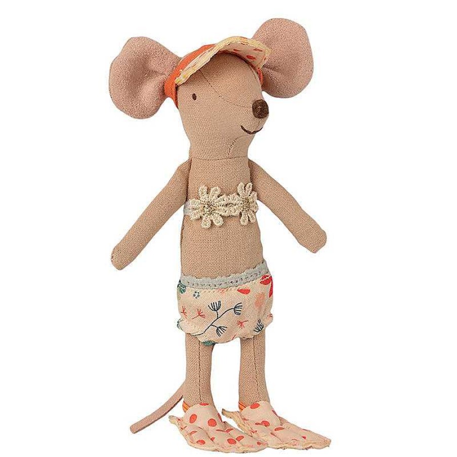 Kids Maileg Figurines | Figurine Souris - Grande Soeur La Plage