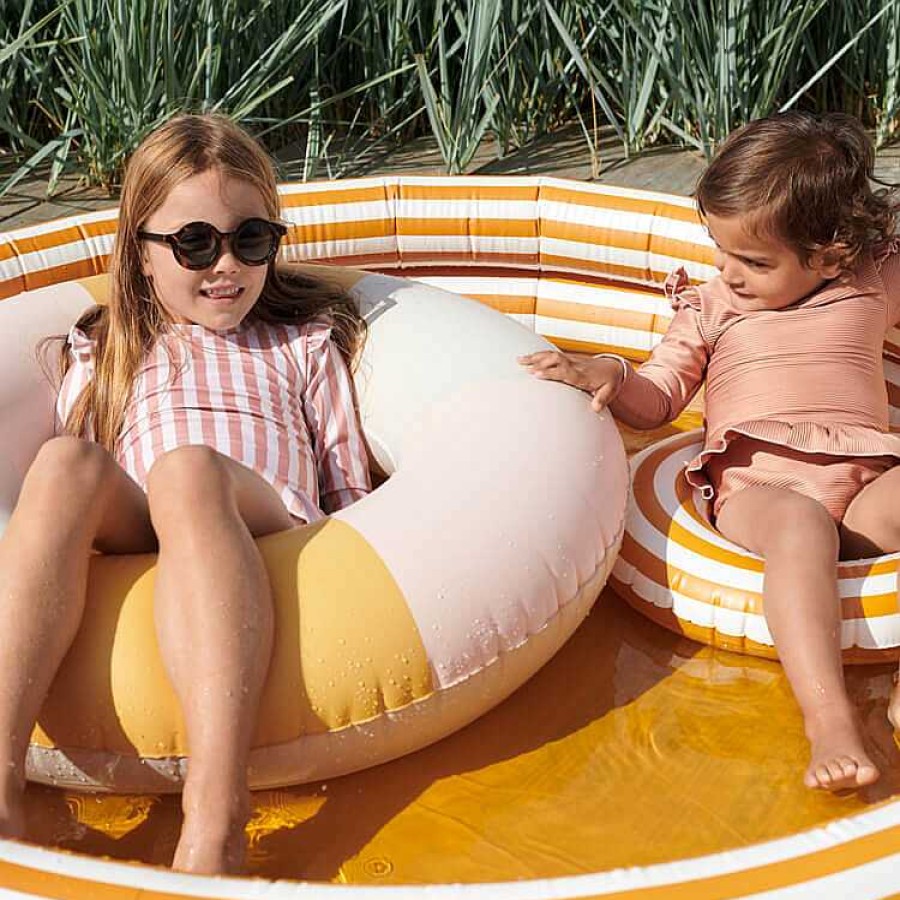 Kids Liewood Jeux D'Ext Rieur | Piscine Gonflable Savannah - Stripe Mustard