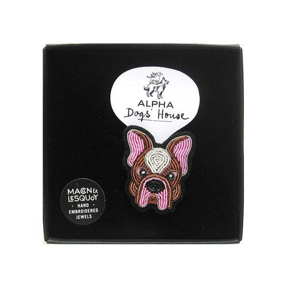 Femmes Macon et Lesquoy Broches & Pin'S | Broche Brod E Bouledogue - Macon&Lesquoy