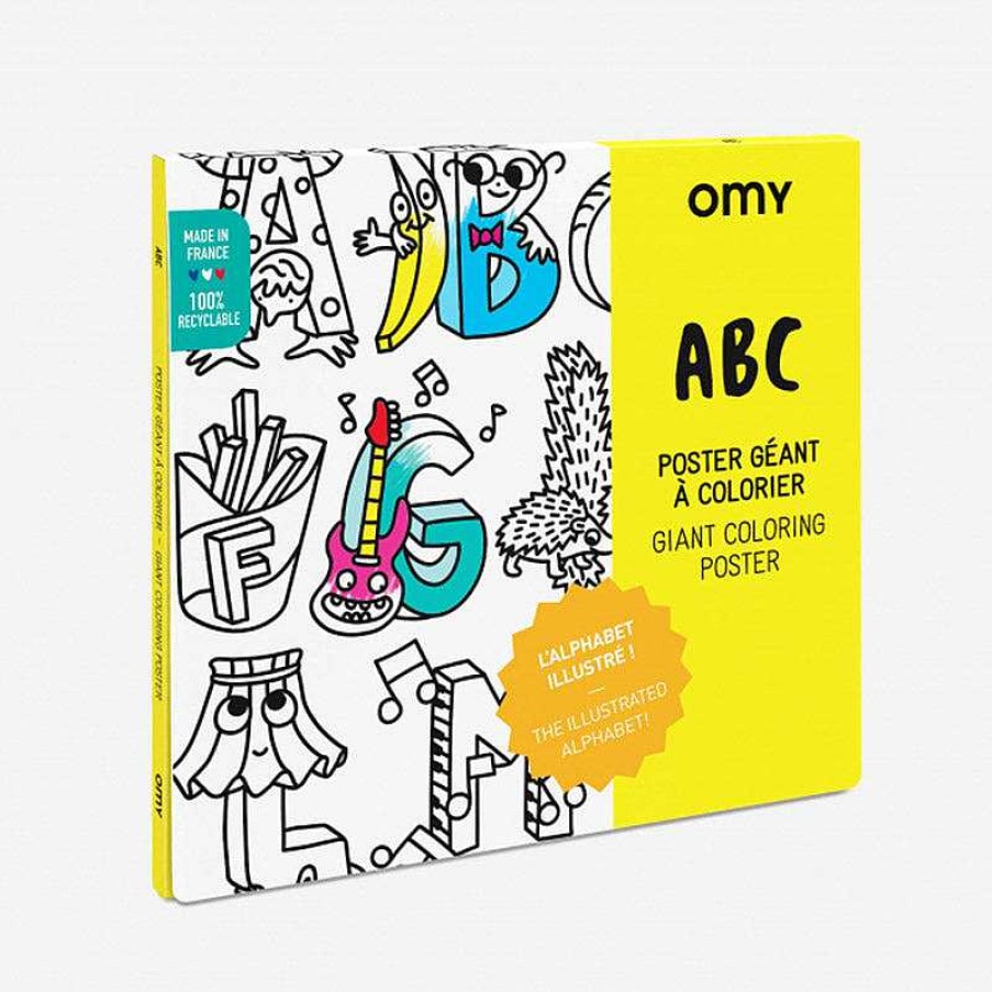 Kids OMY Design&Play Jeux Cr Atifs, De Loisir | Poster G Ant Colorier - Abc