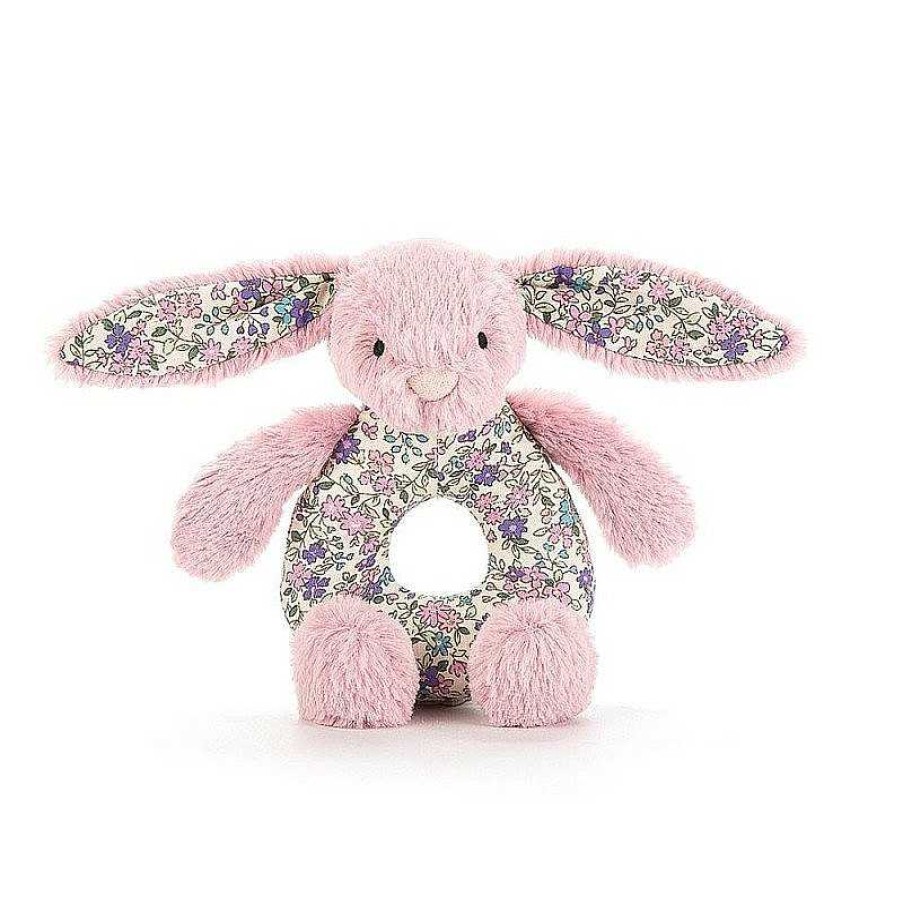 Kids Jellycat Doudous & Peluches | Jellycat - Hochet Blossom Lapin