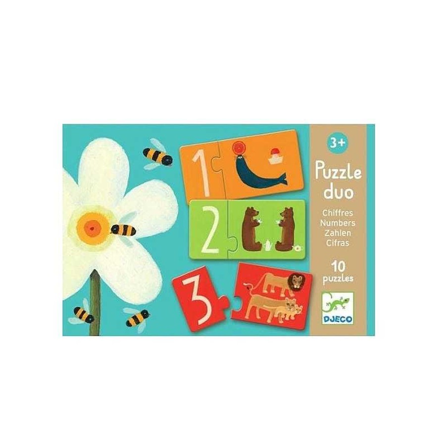 Kids Djeco Puzzles & Jeux De Soci T | Puzzle Duo - Chiffres