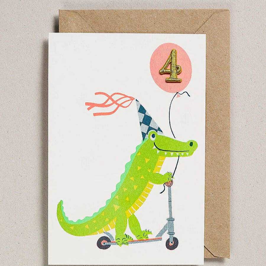 Lifestyle Petra Boase Anniversaires | Carte Anniversaire Patch - Crocodile