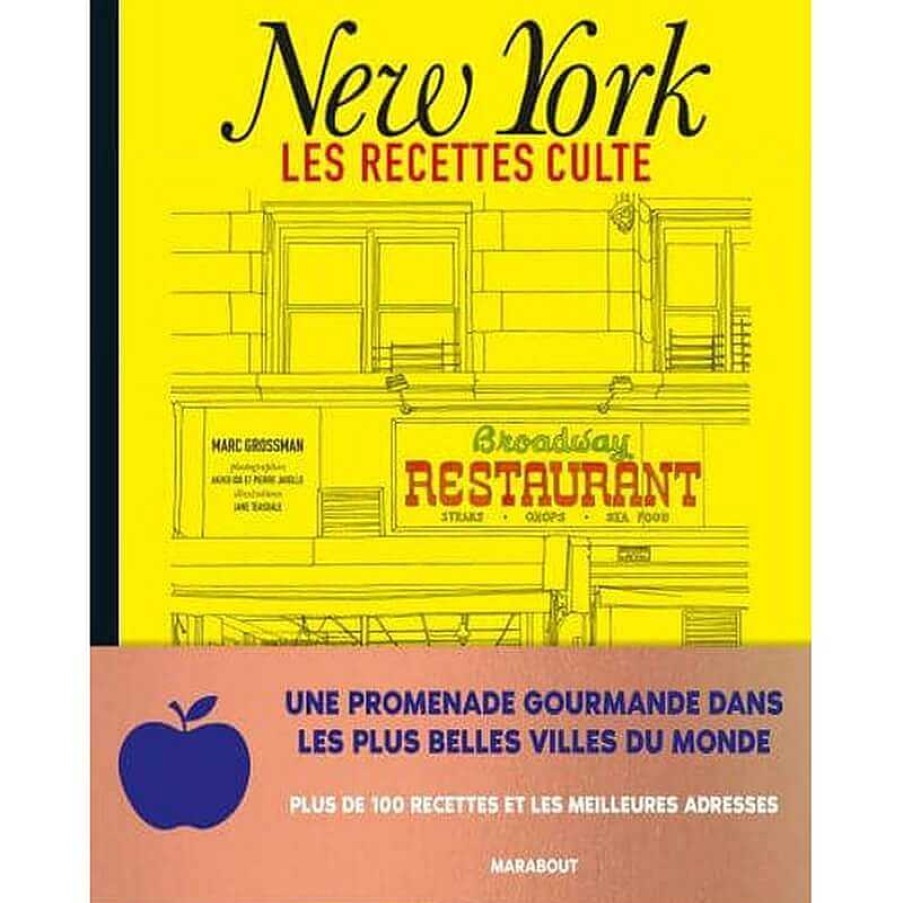 Lifestyle Marabout Livres De Cuisine | Livre De Recettes - New-York, Les Recettes Cultes