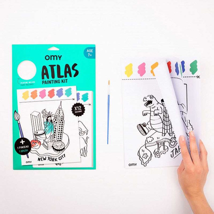 Kids OMY Design&Play Jeux Cr Atifs, De Loisir | Kit De Peinture - Atlas