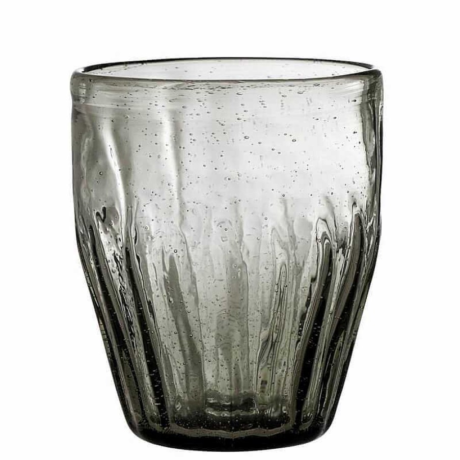 Maison & D Coration Bloomingville Verres, Carafes & Bouteilles | Anora Verre Gris - Bloomingville