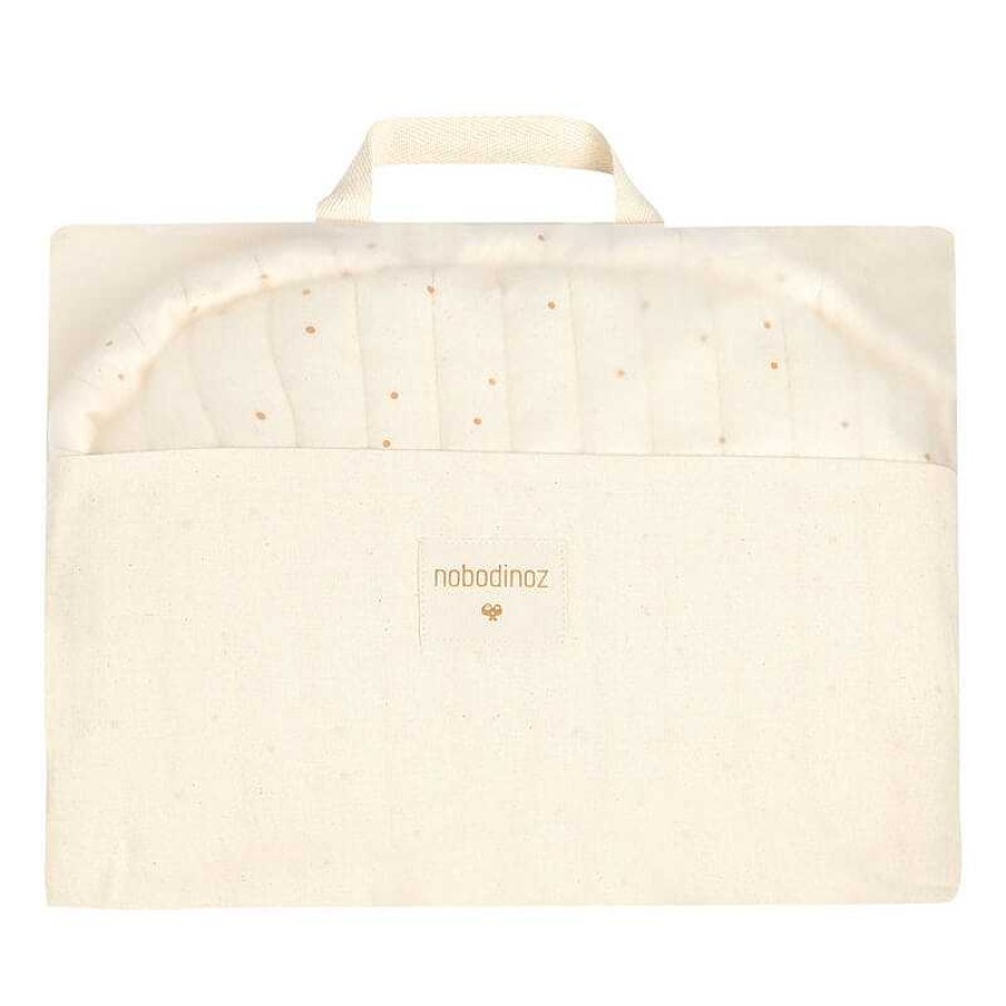 Kids Nobodinoz Transats B B , Chaises Hautes | Coussin De Chaise Haute Honey Sweet Dots - Nobodinoz