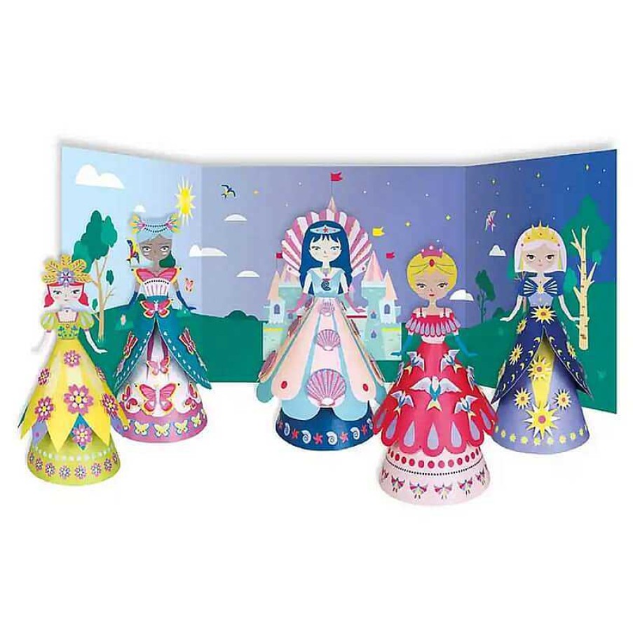 Kids Auzou Jeux Cr Atifs, De Loisir | Mes Princesses Enchant Es En Paper Art - Auzou