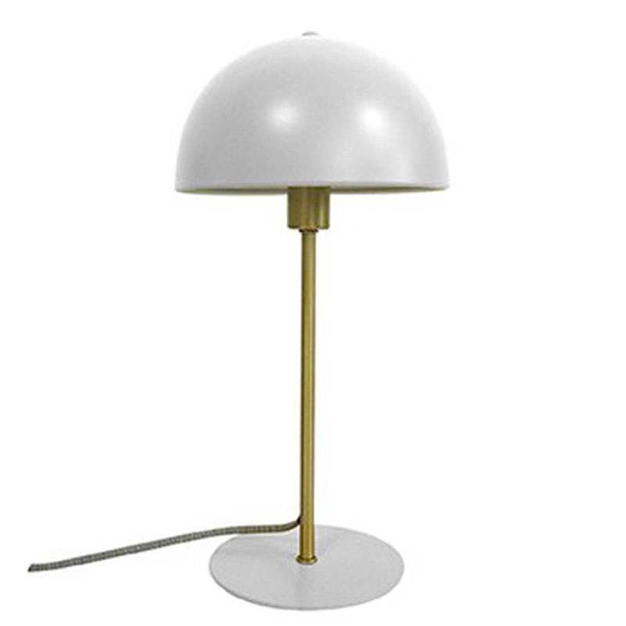 Maison & D Coration Present Time Lampes Poser | Lampe Poser Bonnet Blanche - Present Time