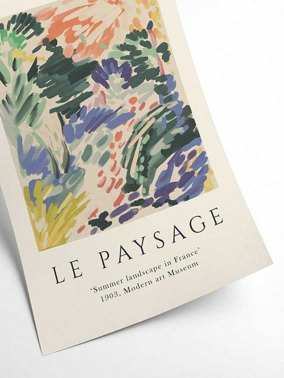 Maison & D Coration French Blossom Affiches, Posters D Co | Affiche 50X70 - Le Paysage - Exhibition Art