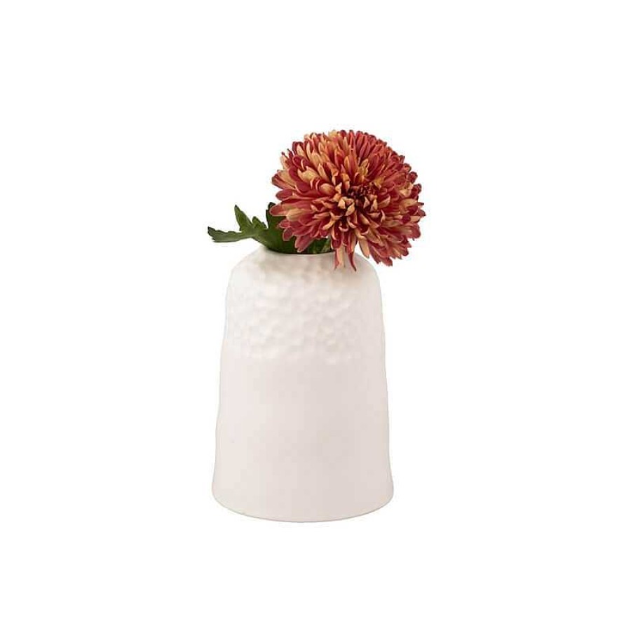 Maison & D Coration Present Time Vases | Vase Carve Small Blanc - Present Time