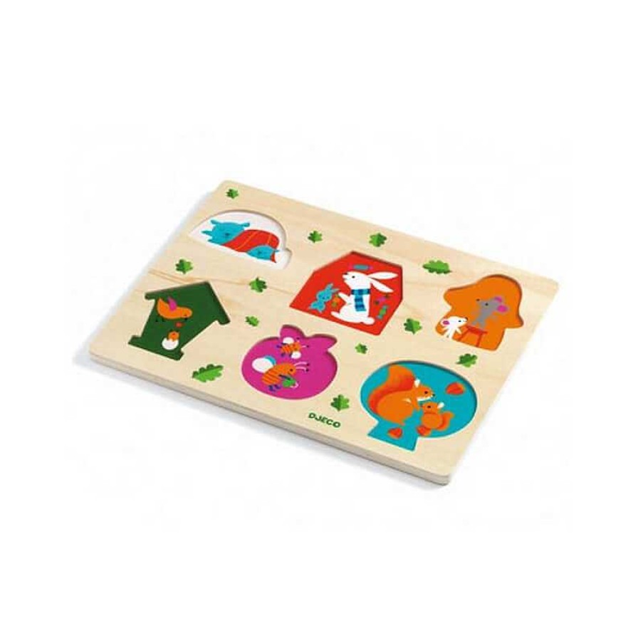 Kids Djeco Puzzles & Jeux De Soci T | Puzzle En Bois - Coucou House