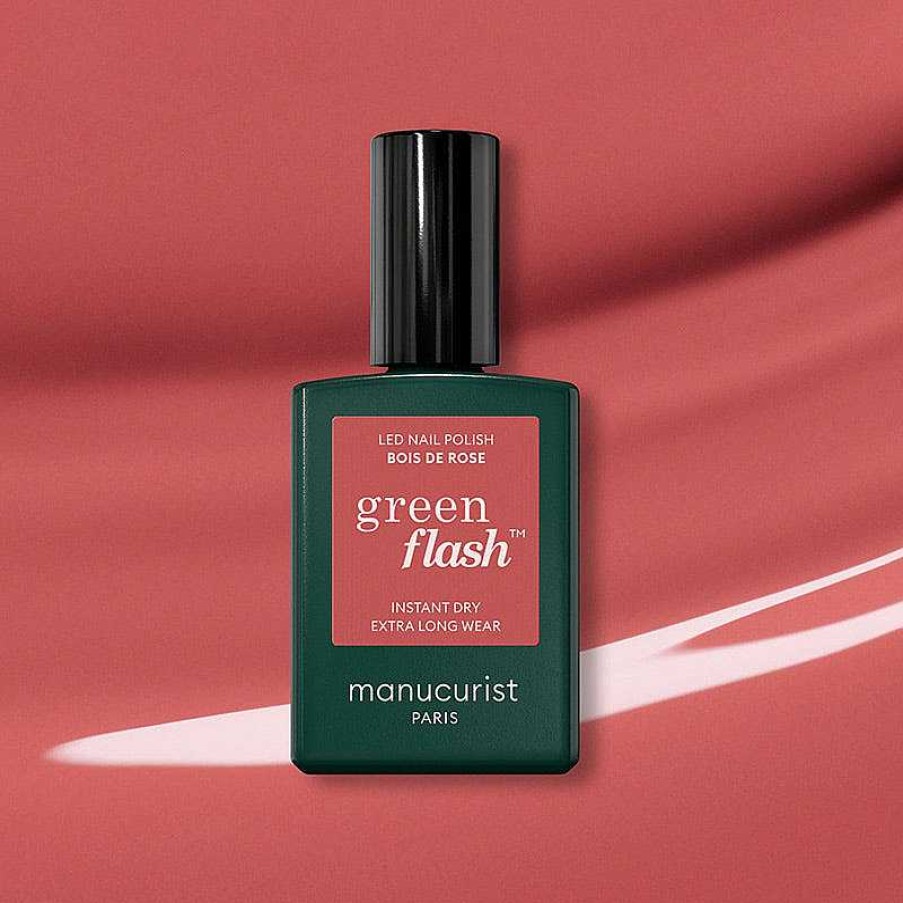 Femmes Manucurist Vernis Ongles | Manucurist - Vernis Green Flash Bois De Rose