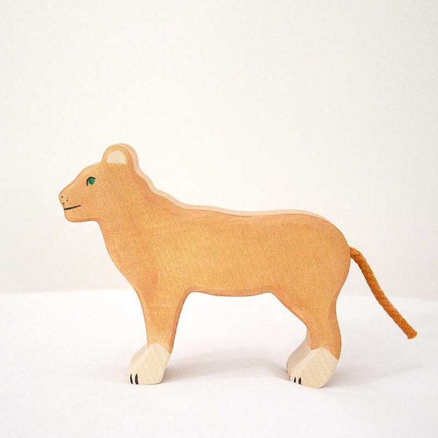 Kids Holztiger Figurines | Figurine En Bois - Lionne