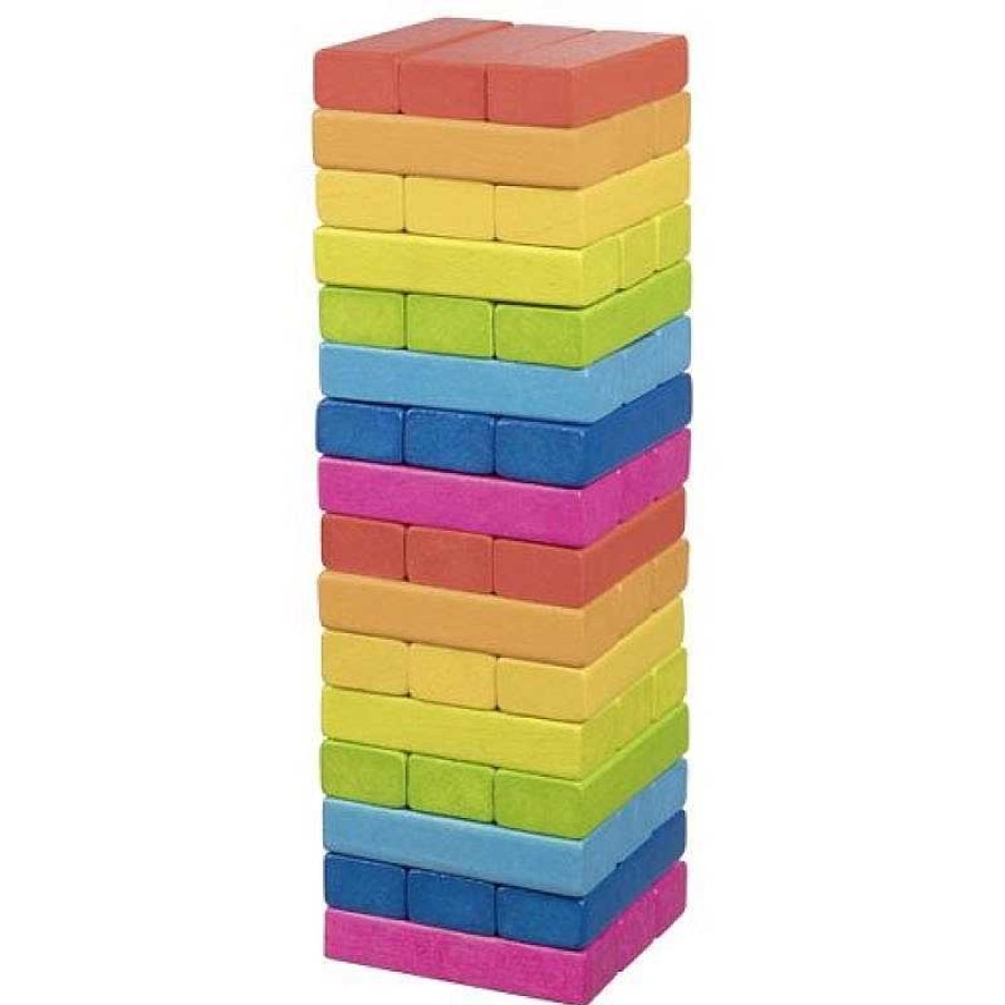 Kids Goki Puzzles & Jeux De Soci T | Jenga - Arc En Ciel