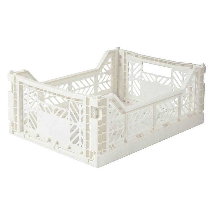 Maison & D Coration French Blossom Creations Cagettes | Moyenne Cagette Pliable - Coconut Milk