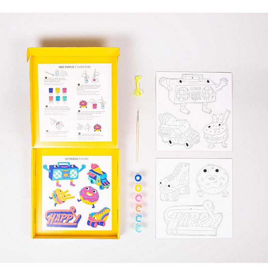 Kids OMY Design&Play Jeux Cr Atifs, De Loisir | Kit Peintures Num Rot Es Pop - Omy