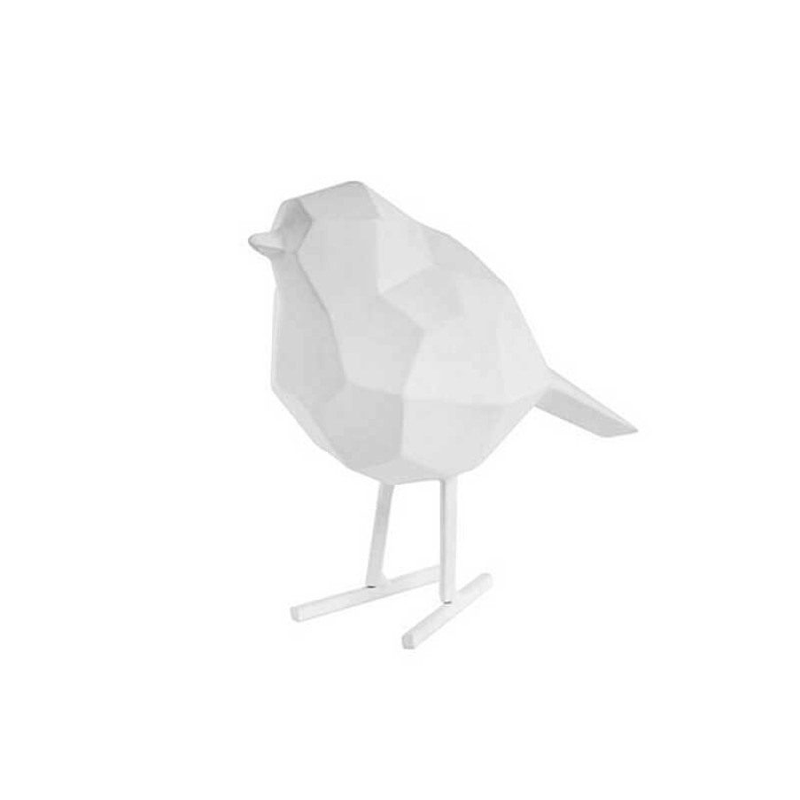 Maison & D Coration Present Time Sculptures, Statuettes & Figurines | Statue Origami Oiseau - Blanc