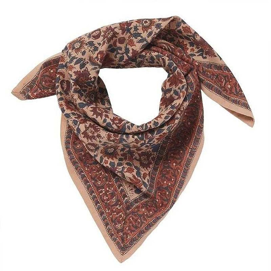 Femmes Bonheur du Jour Accessoires | Foulard Lucette Pink - Bonheur Du Jour