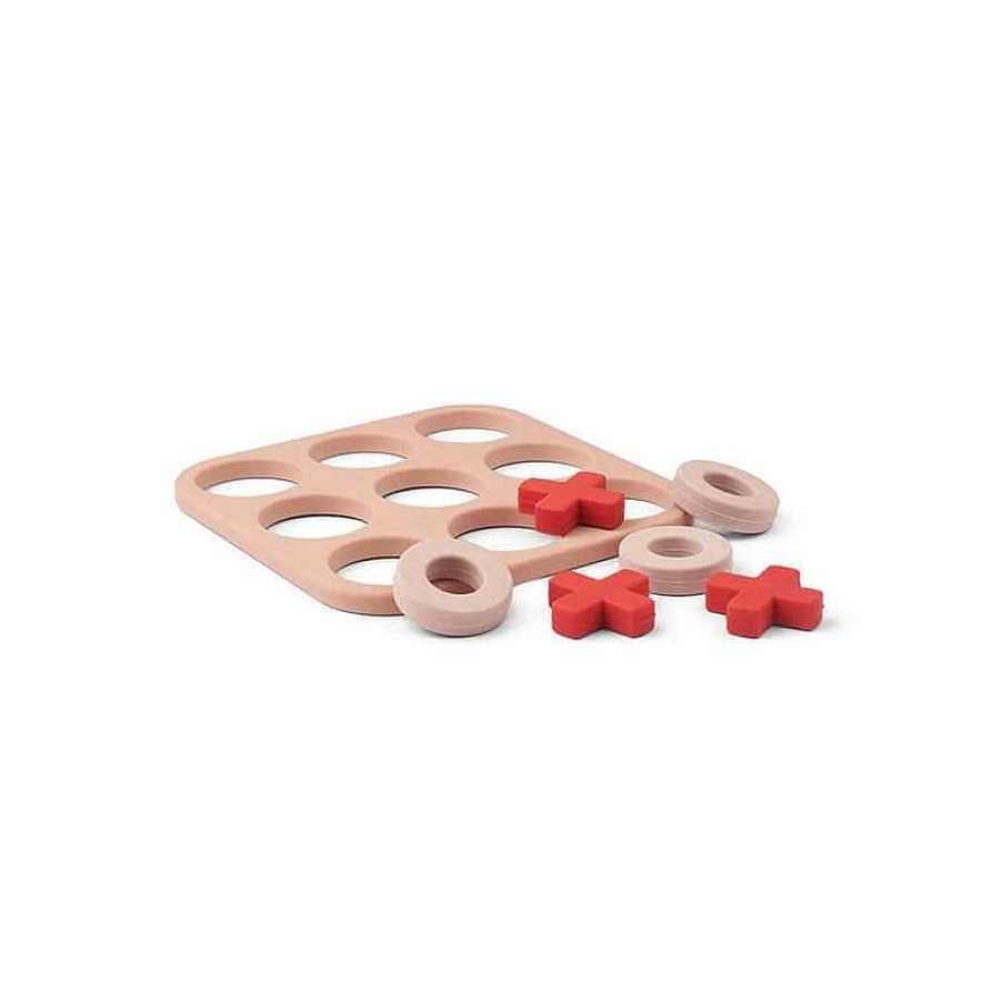 Kids Liewood Jouets Ducatifs | Morpion En Silicone Rose - Liewood