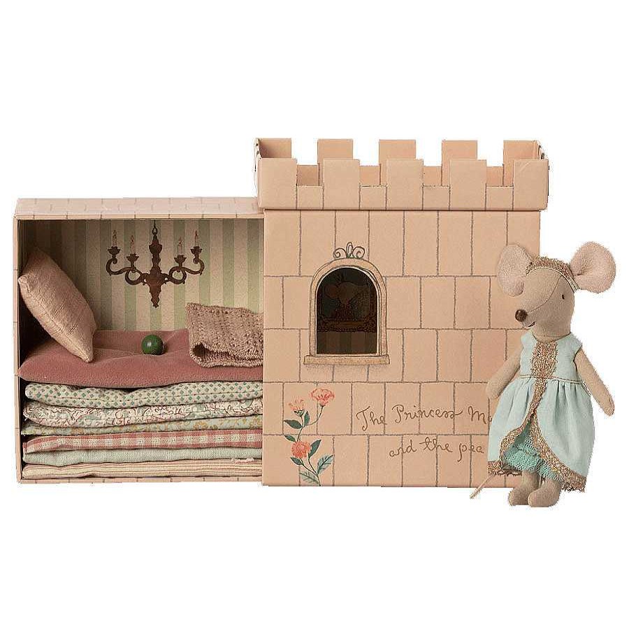 Kids Maileg Figurines | Figurine Souris La Princesse Au Petit Pois - Maileg