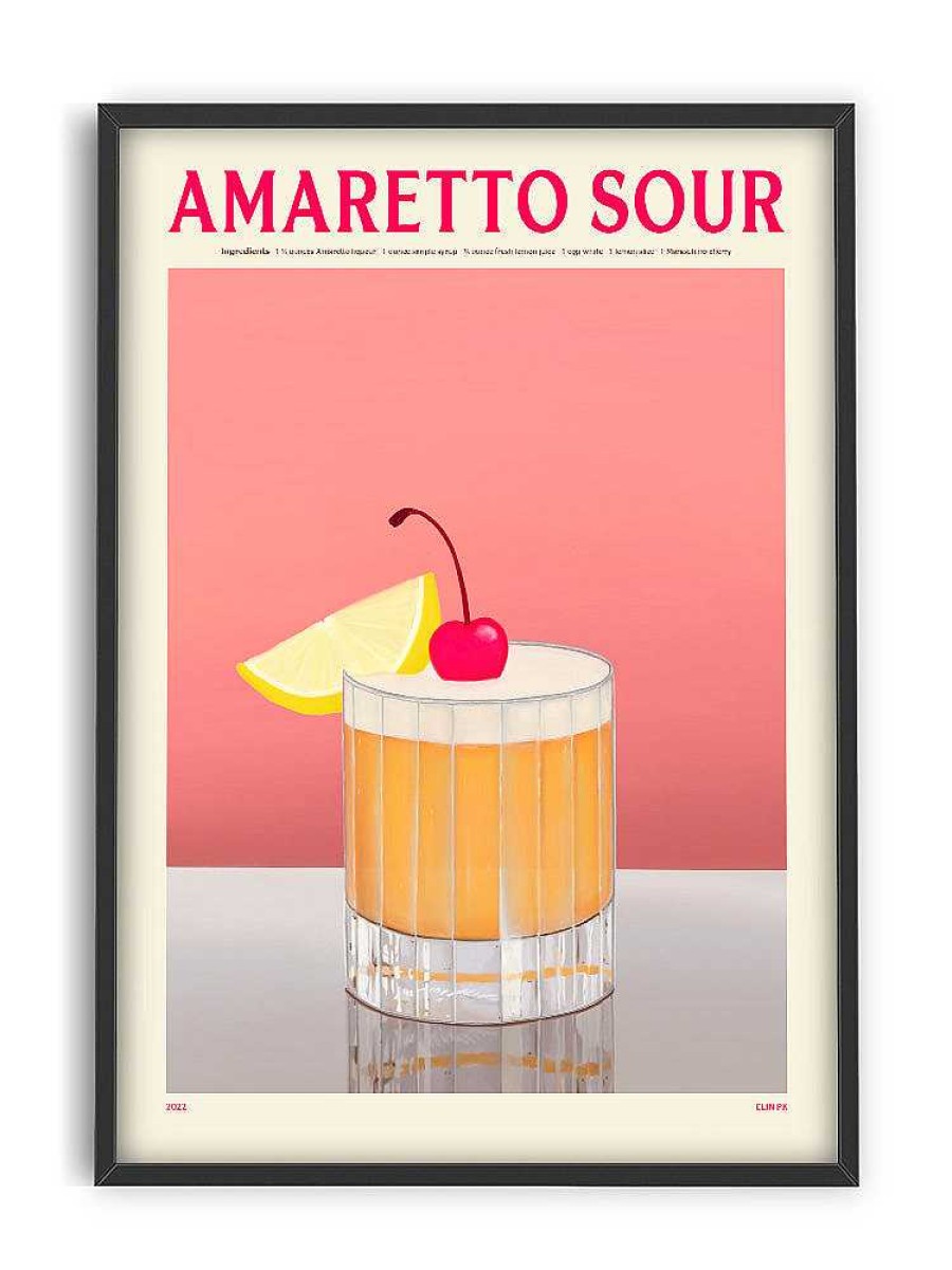 Maison & D Coration French Blossom Affiches, Posters D Co | Affiche 50X70 - Elin Pk Amaretto Sour