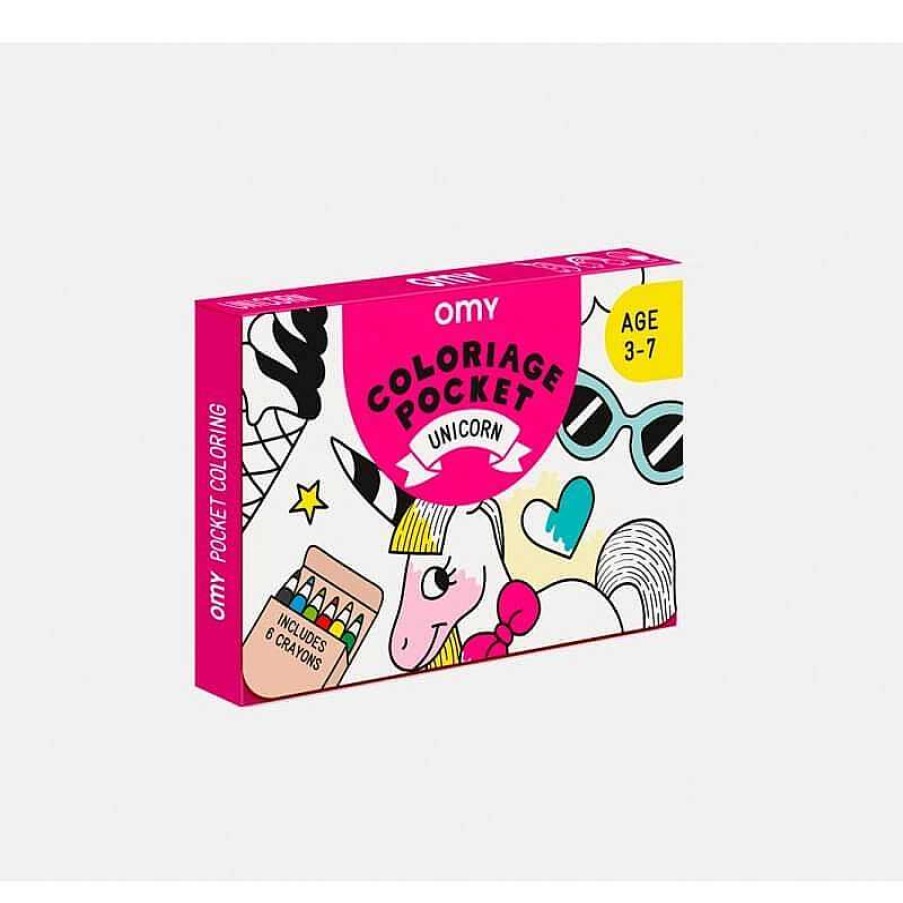 Kids OMY Design&Play Jeux Cr Atifs, De Loisir | Coloriage Pocket - Lily