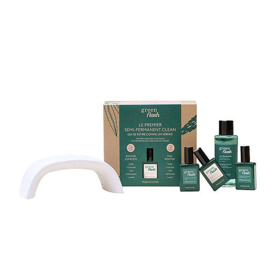 Femmes Manucurist Vernis Ongles | Manucurist - Kit Essentiel Green Flash Hortencia