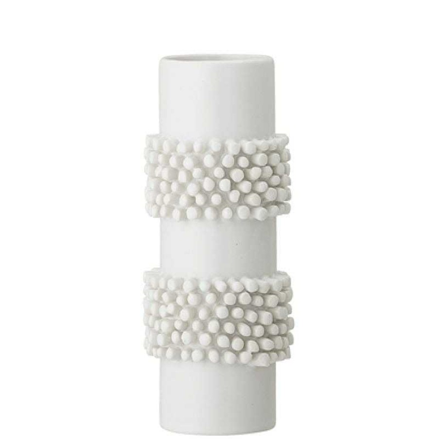 Maison & D Coration Bloomingville Vases | Vase Blanc Barrit - Bloomingville