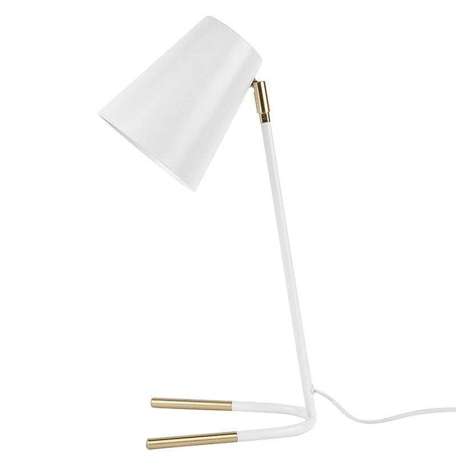 Maison & D Coration Present Time Lampes Poser | Lampe Poser Noble - Blanc