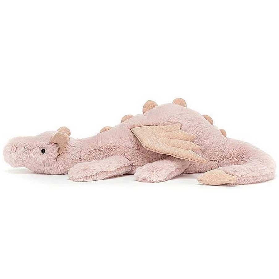 Kids Jellycat Doudous & Peluches | Jellycat - Doudou Dragon Rose