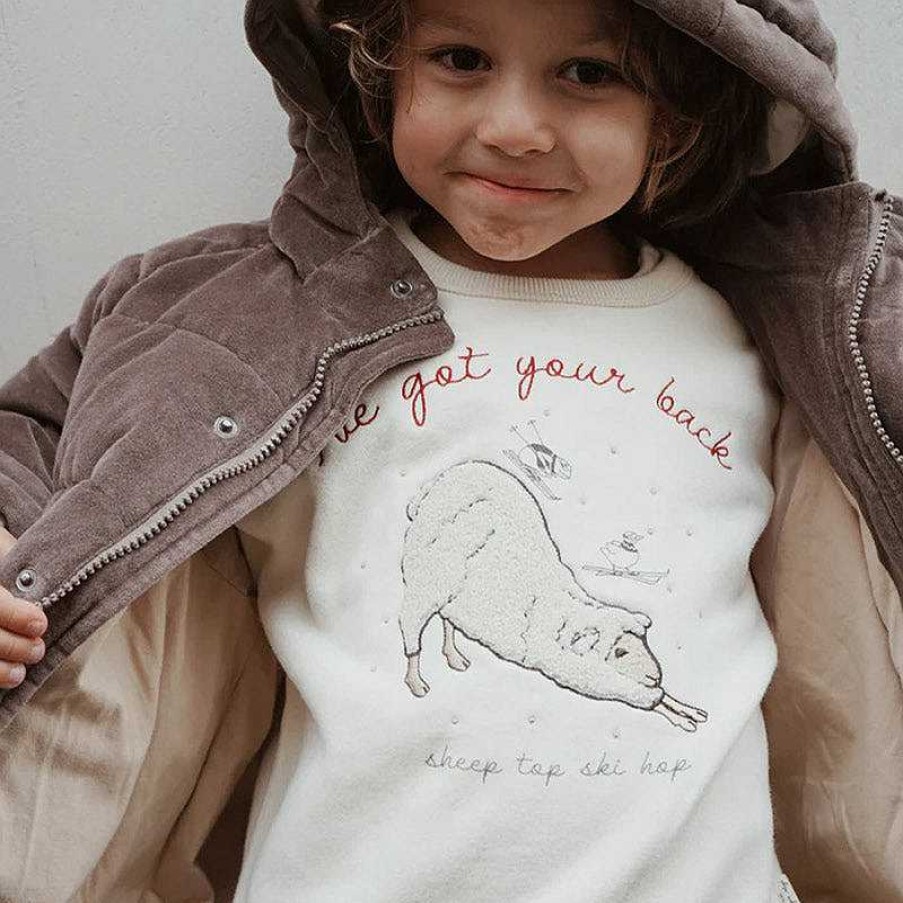 Kids Konges Slojd Hauts | Sweatshirt Lou Antique Blanc - Konges Slojd