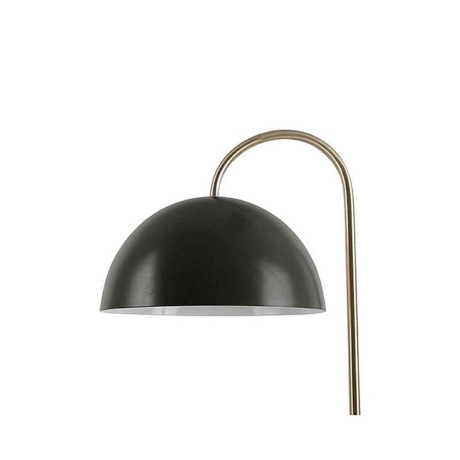 Maison & D Coration Present Time Liseuses & Lampadaires | Lampadaire Dome Noir - Present Time