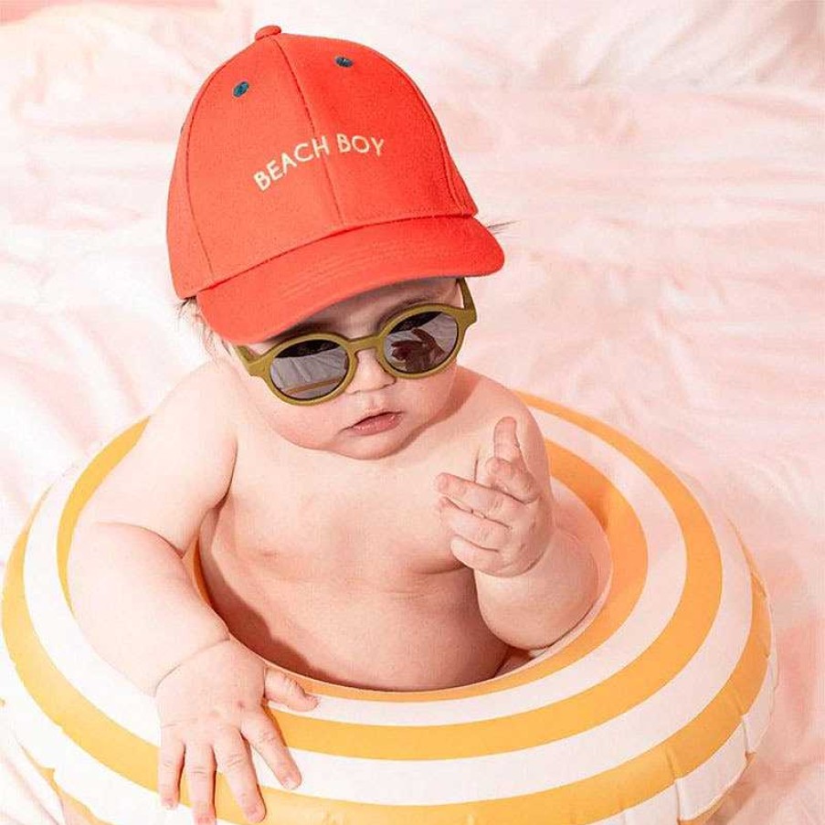 Kids Chamaye Accessoires | Casquette Rouge Enfant - Beach Boy