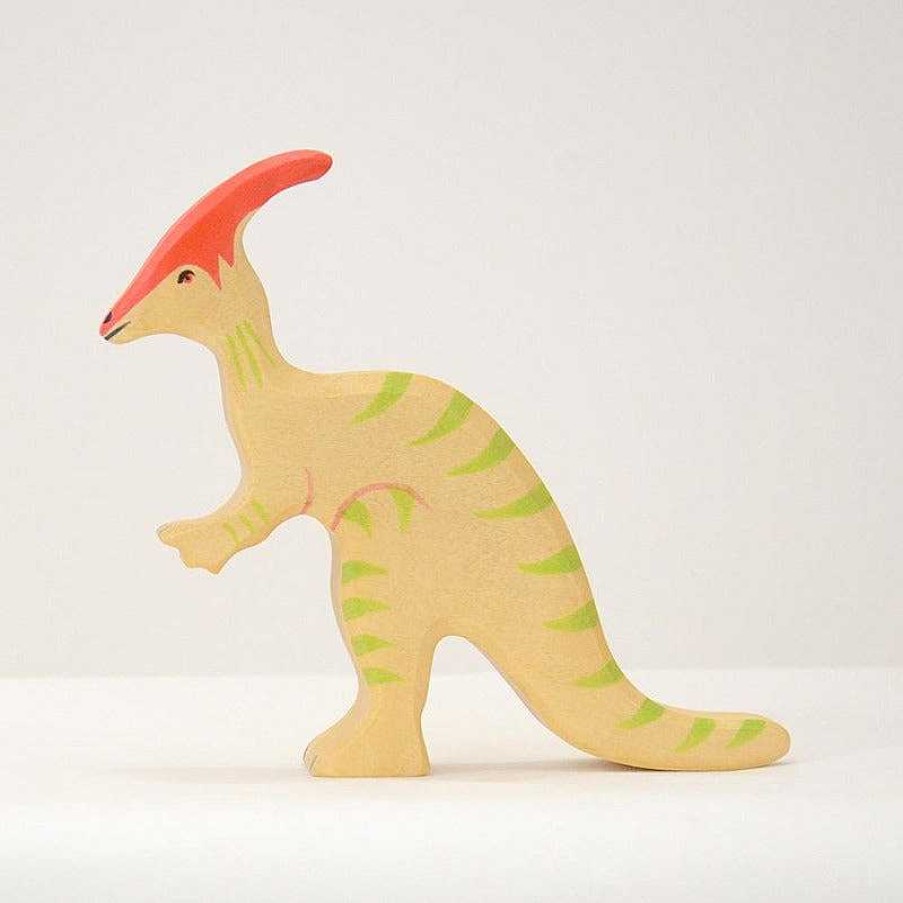 Kids Holztiger Figurines | Figurine En Bois - Parasaurolophus