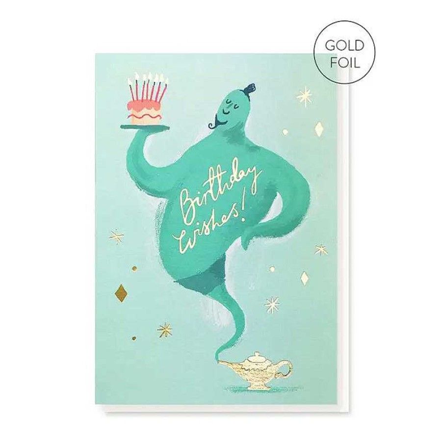 Lifestyle Stormy Knight Anniversaires | Carte Double "Happy Wishes" Genie - Stormy Knight