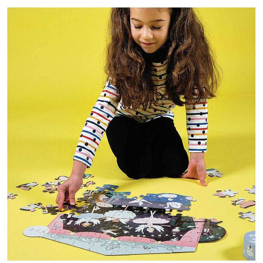 Kids Floss & Rock Puzzles & Jeux De Soci T | Puzzle Ballet 80 Pcs - Floss&Rock