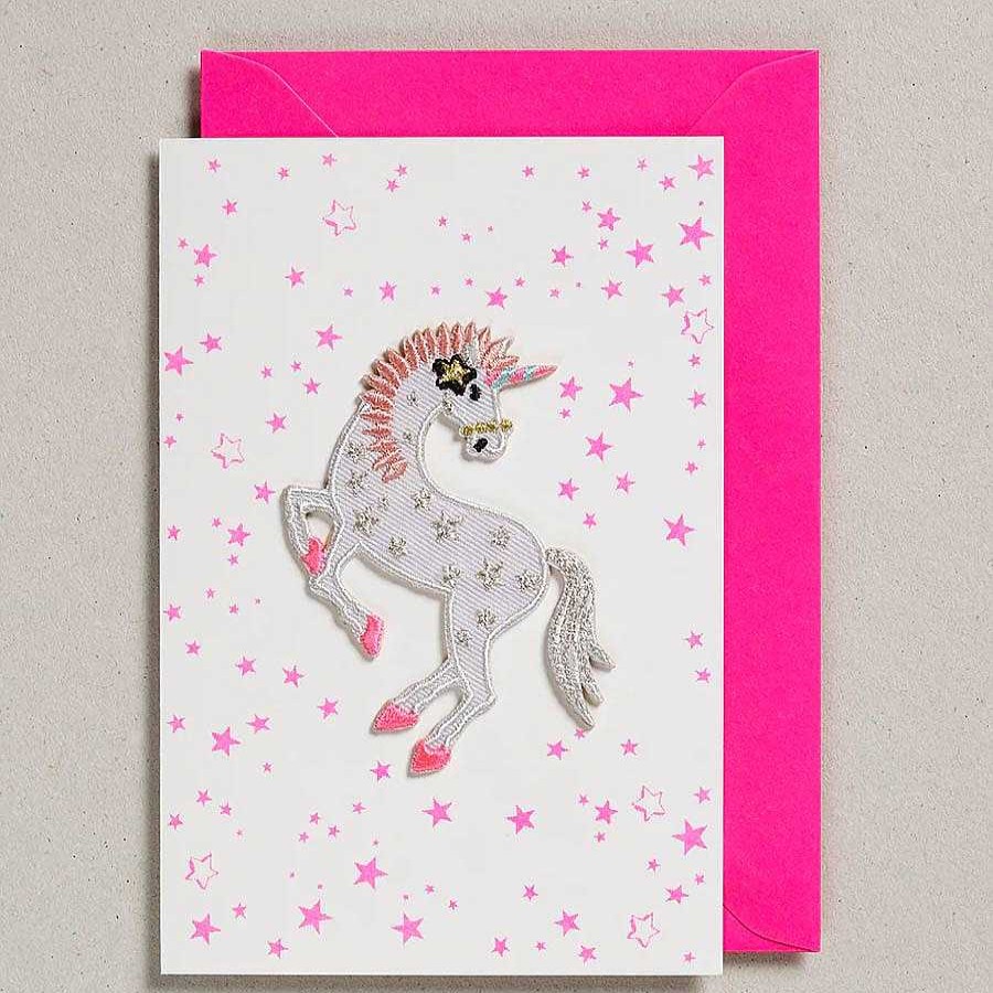 Lifestyle Petra Boase Anniversaires | Carte Licorne Rose Fluo