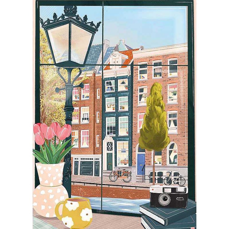 Lifestyle Pieces & Peace Puzzles | Puzzle Amsterdam From A Coffee Shop - 500 Pi Ces