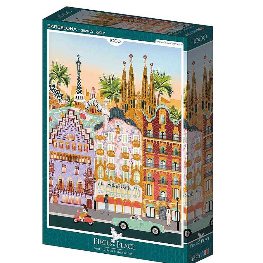 Lifestyle Pieces & Peace Puzzles | Puzzle Barcelona - 1000 Pi Ces