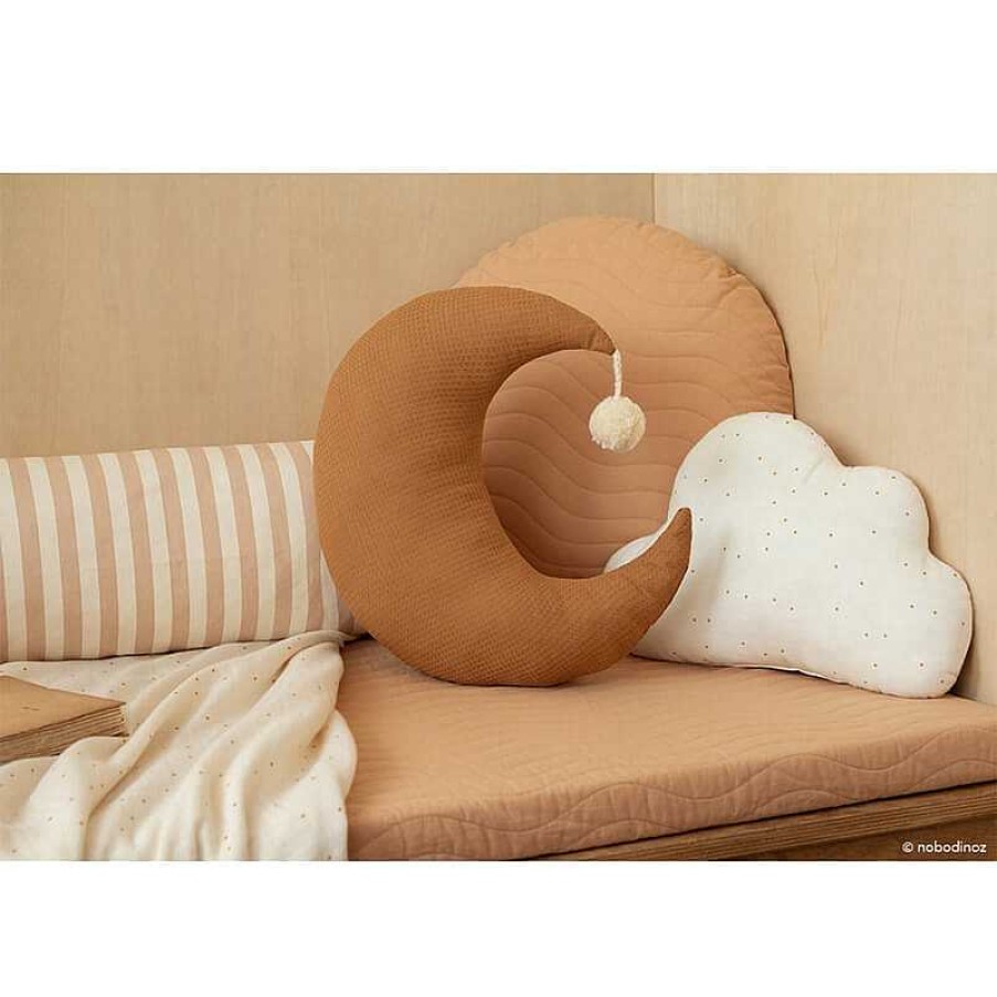 Maison & D Coration Nobodinoz Coussins | Coussin Pierrot Lune Caramel - Nobodinoz