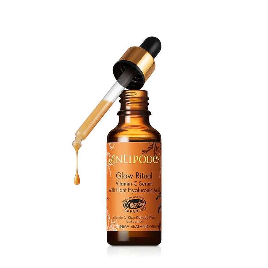 Femmes Antipodes Soin Du Visage | S Rum Glow Ritual La Vitamine C Et Acide Hyaluronique - Antipodes